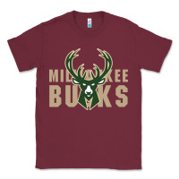Burgundy Milkwaukee Bucks Classic Tee - artisFamous