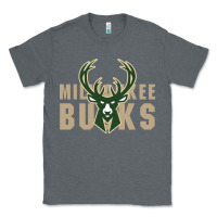 Charcoal Heather Milkwaukee Bucks Classic Tee - artisFamous