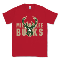 Red Milkwaukee Bucks Classic Tee - artisFamous