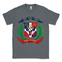 Charcoal Heather dominican republic flag national emblem republica dominicana t shirt Classic Tee - artisFamous