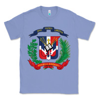 Colony Blue dominican republic flag national emblem republica dominicana t shirt Classic Tee - artisFamous