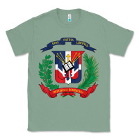 Sage dominican republic flag national emblem republica dominicana t shirt Classic Tee - artisFamous