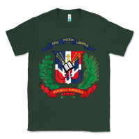Dominican Republic Flag National Emblem Republica Dominicana T Shirt Classic Tee | Teevron