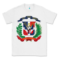White dominican republic flag national emblem republica dominicana t shirt Classic Tee - artisFamous