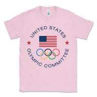 Bubblegum Pink Olympic Rings Classic Tee - artisFamous