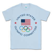 Dusty Blue Olympic Rings Classic Tee - artisFamous
