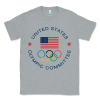 Heather Grey Olympic Rings Classic Tee - artisFamous