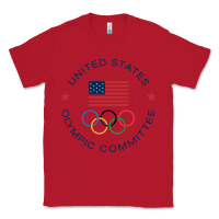 Red Olympic Rings Classic Tee - artisFamous