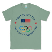 Sage Olympic Rings Classic Tee - artisFamous