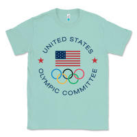 Seafoam Olympic Rings Classic Tee - artisFamous