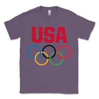 Lavender Olympic Rings Classic Tee - artisFamous