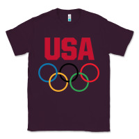 Plum Olympic Rings Classic Tee - artisFamous