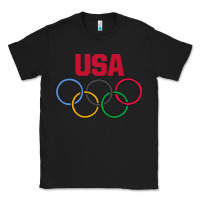 Black Olympic Rings Classic Tee - artisFamous