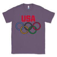 Lavender Olympic Rings Classic Tee - artisFamous