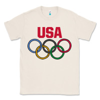 Natural Olympic Rings Classic Tee - artisFamous