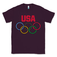 Plum Olympic Rings Classic Tee - artisFamous