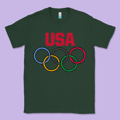Olympic Rings Classic Tee Designed By Artisfamous
