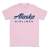 Bubblegum Pink Alaska Airlines Classic Tee - artisFamous