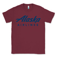 Burgundy Alaska Airlines Classic Tee - artisFamous