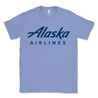 Colony Blue Alaska Airlines Classic Tee - artisFamous