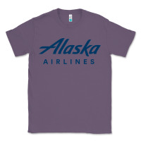 Lavender Alaska Airlines Classic Tee - artisFamous