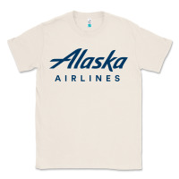 Natural Alaska Airlines Classic Tee - artisFamous