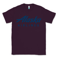 Plum Alaska Airlines Classic Tee - artisFamous