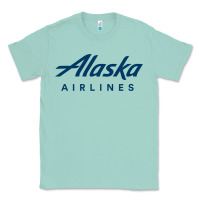 Seafoam Alaska Airlines Classic Tee - artisFamous