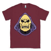 Burgundy Vintage Skeletor Classic Tee - artisFamous