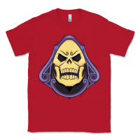 Red Vintage Skeletor Classic Tee - artisFamous
