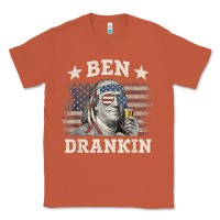 Copper Ben Drankin 4th of July Patriotic Funny T-Shirt Classic Tee - artisFamous