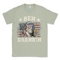 Matcha Ben Drankin 4th of July Patriotic Funny T-Shirt Classic Tee - artisFamous