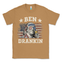 Toasted Coconut Ben Drankin 4th of July Patriotic Funny T-Shirt Classic Tee - artisFamous