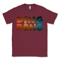 Burgundy ding dong new Classic Tee - artisFamous