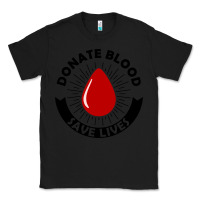 Black donate blood save lives blood donor Classic Tee - artisFamous