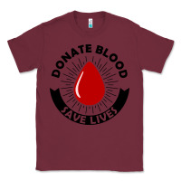 Burgundy donate blood save lives blood donor Classic Tee - artisFamous