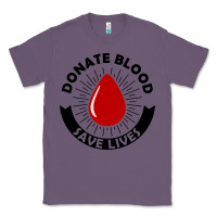 Lavender donate blood save lives blood donor Classic Tee - artisFamous