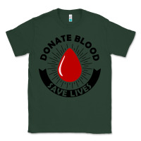 Sports Green donate blood save lives blood donor Classic Tee - artisFamous