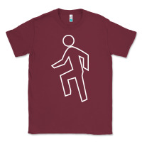 Burgundy everyday im shufflin Classic Tee - artisFamous