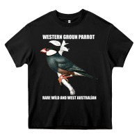 Black western ground parrot rare wild and west australian Heavy Core Tee - Bettercallsaul