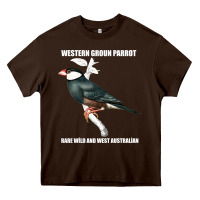 Chocolate Brown western ground parrot rare wild and west australian Heavy Core Tee - Bettercallsaul