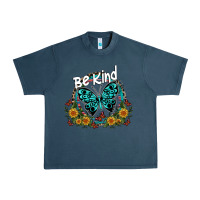 Midnight Navy be kind Urban Heavy Tee - SublimationCraftShop