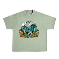 Oil Green be kind Urban Heavy Tee - SublimationCraftShop