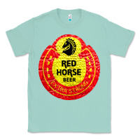 Seafoam red horse Classic Tee - artisFamous