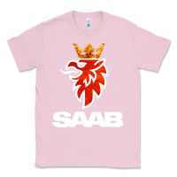 Bubblegum Pink saab Classic Tee - artisFamous