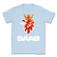 Dusty Blue saab Classic Tee - artisFamous
