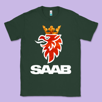 Saab Classic Tee Designed By Artisfamous