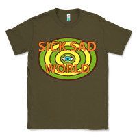 Army Green sick sad world Classic Tee - artisFamous