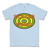 Dusty Blue sick sad world Classic Tee - artisFamous
