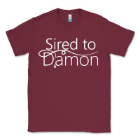 Burgundy sired to damon Classic Tee - artisFamous